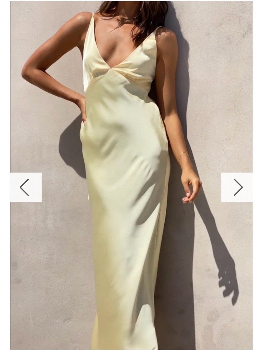 Billy J Ziah Maxi Dress - Lemon
